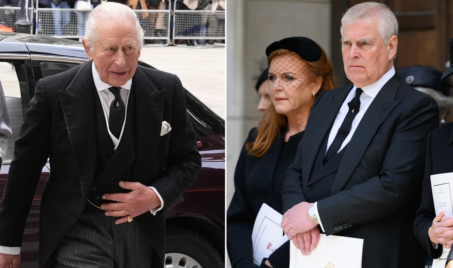 King Charles, Prince Andrew and Sarah Ferguson