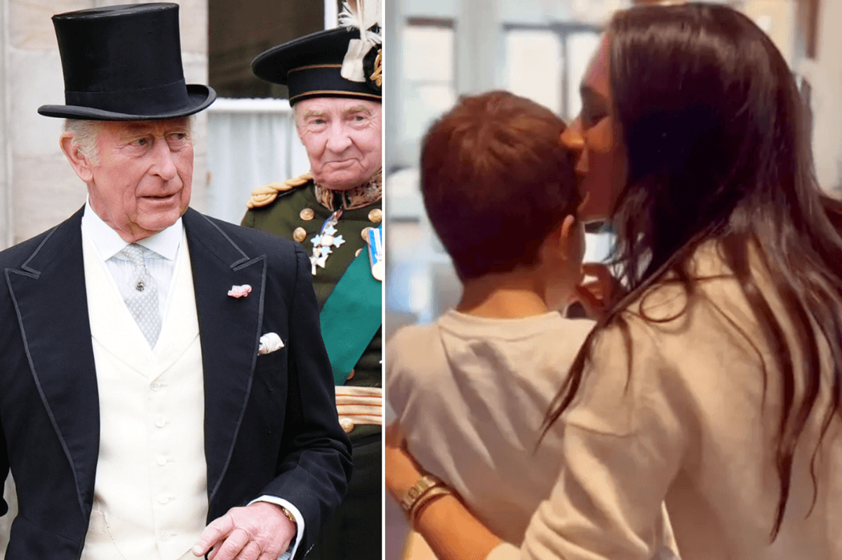 King Charles, Prince Archie and Meghan Markle