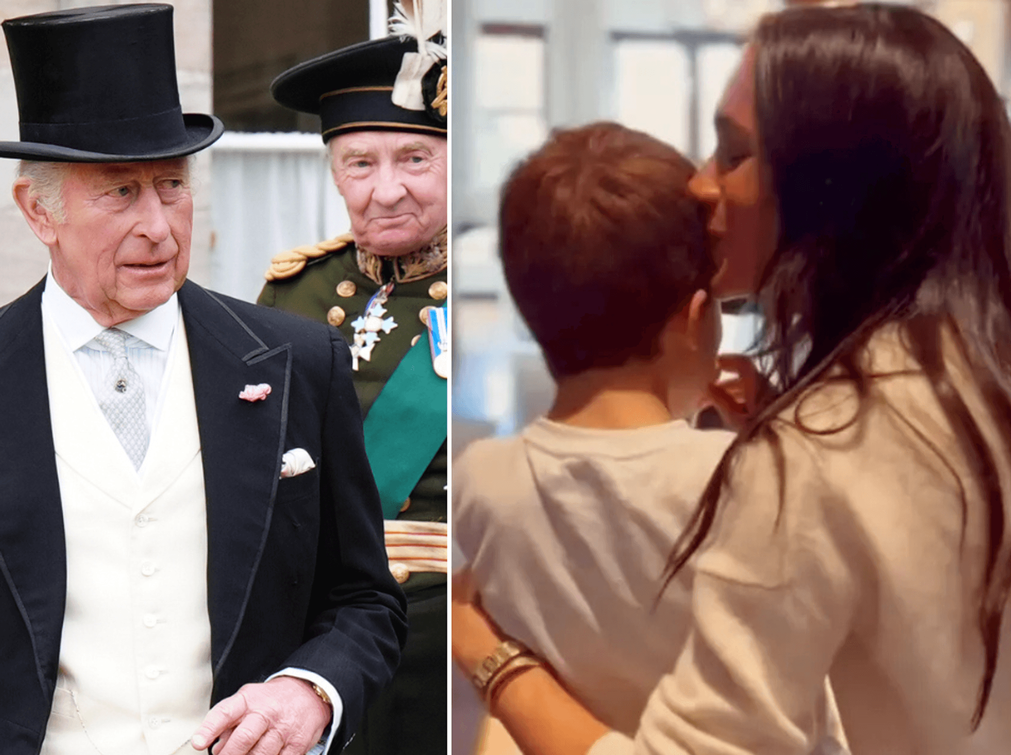 King Charles, Prince Archie and Meghan Markle