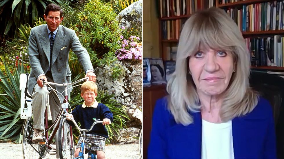 King Charles, Prince Harry and Ingrid Seward