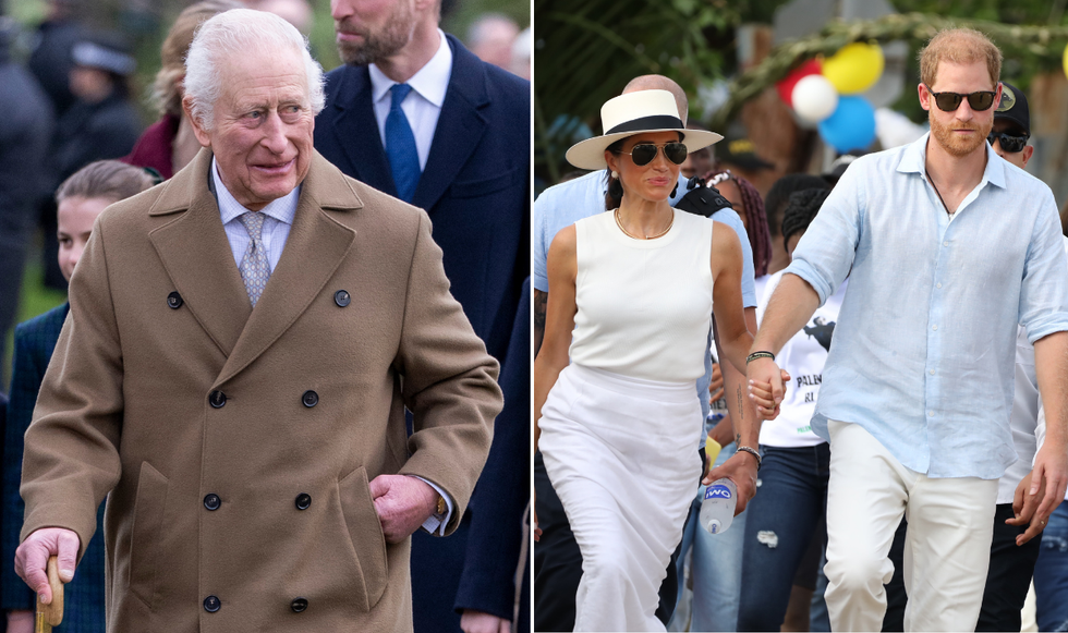 King Charles, Prince Harry and Meghan Markle