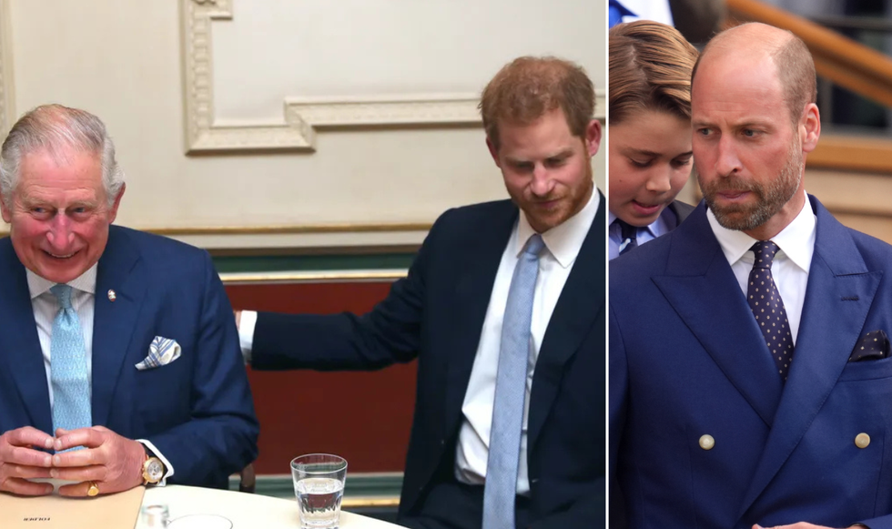 King Charles, Prince Harry and Prince William