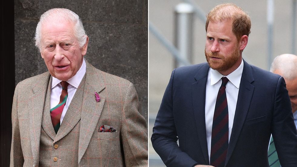 King Charles, Prince Harry