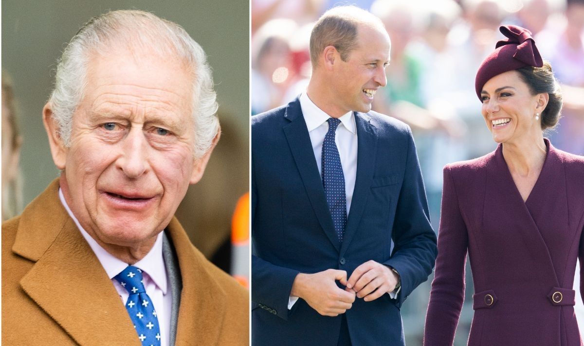 King Charles, Prince William and Princess Kate