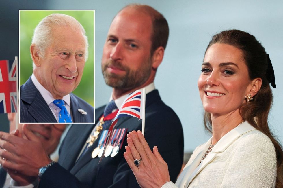 King Charles, Prince William, Kate Middleton