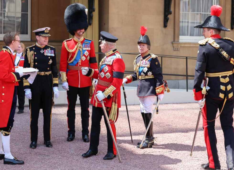King Charles, Princess Anne, Prince William