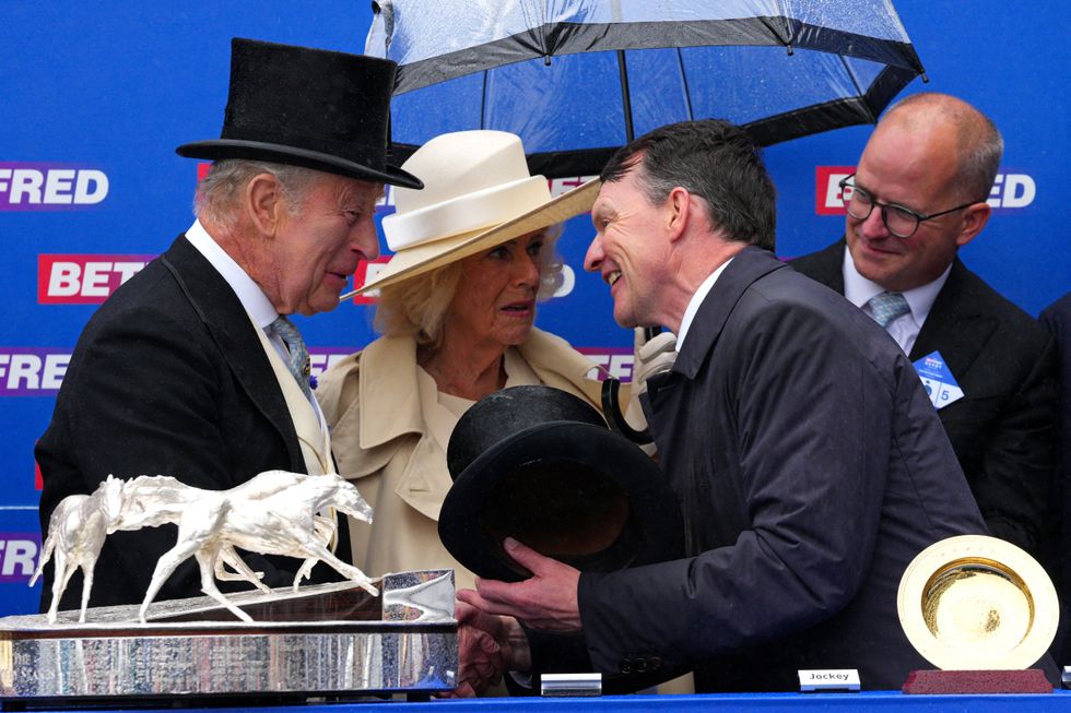 King Charles, Queen Camilla, Aidan O'Brien