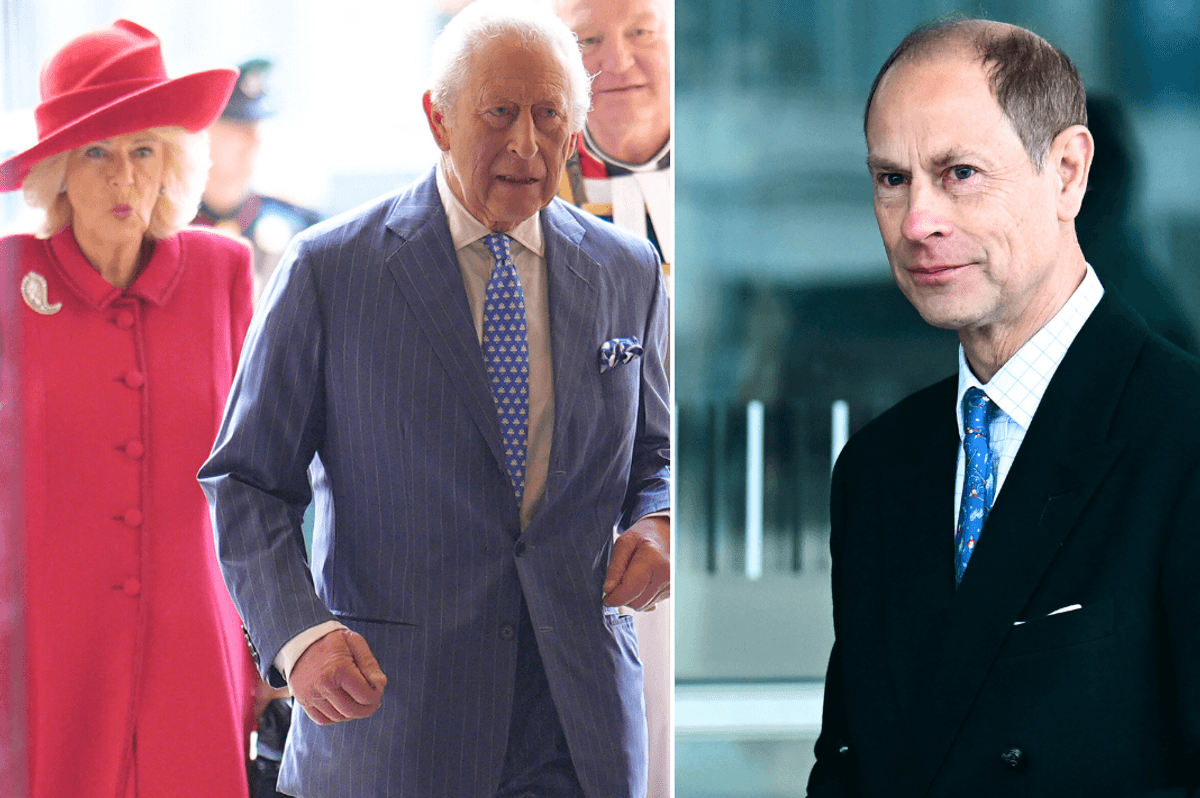 King Charles, Queen Camilla and Prince Edward