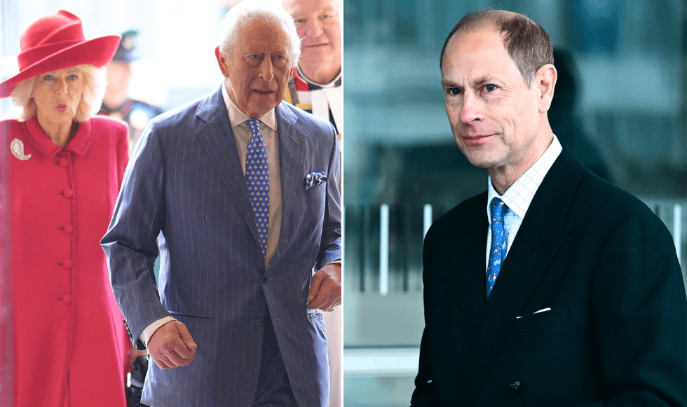 King Charles, Queen Camilla and Prince Edward