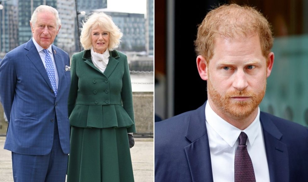 King Charles, Queen Camilla and Prince Harry
