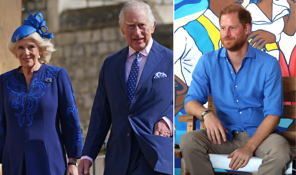 King Charles, Queen Camilla and Prince Harry