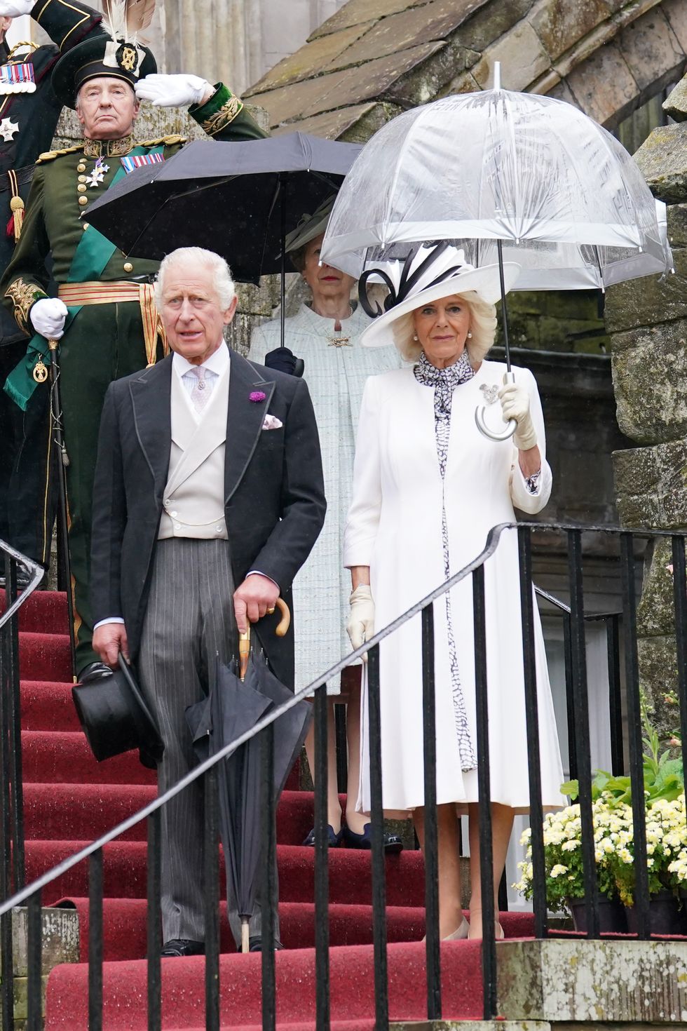 King Charles, Queen Camilla and Princess Anne
