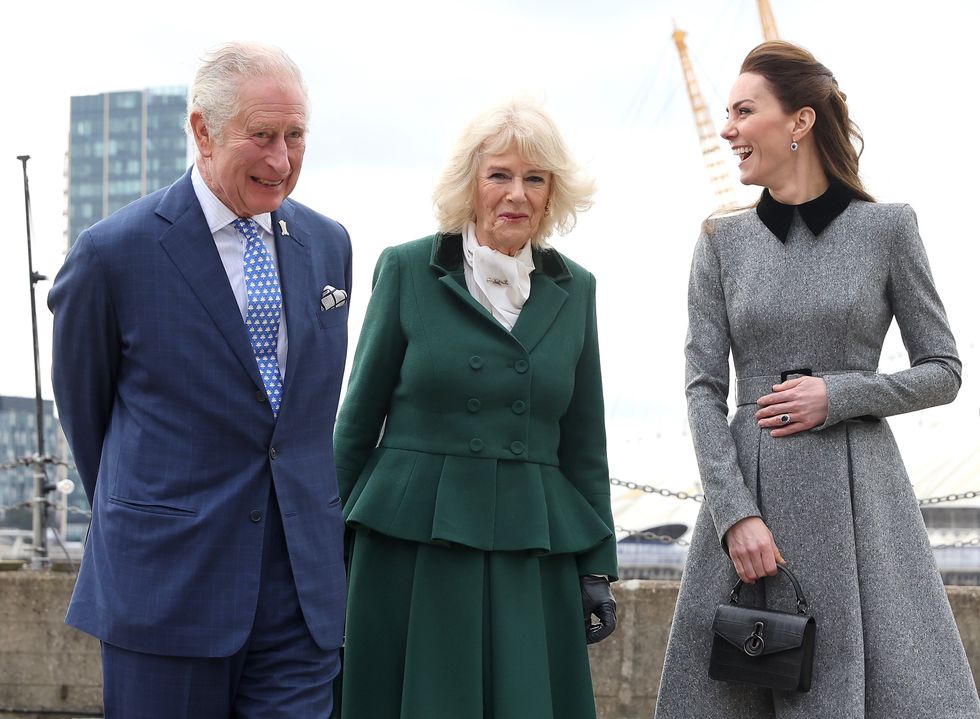 King Charles, Queen Camilla and Princess Kate