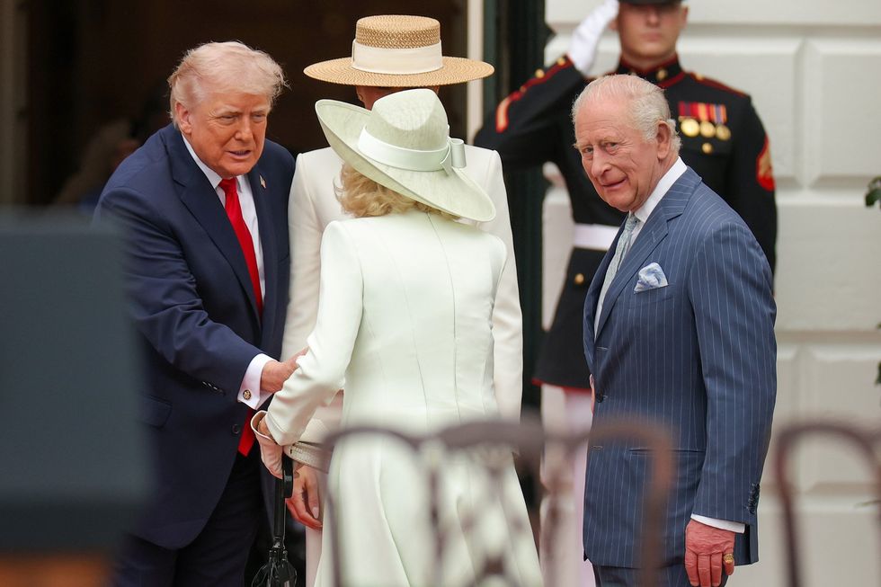 King Charles, Queen Camilla, Donald Trump and Melania Trump