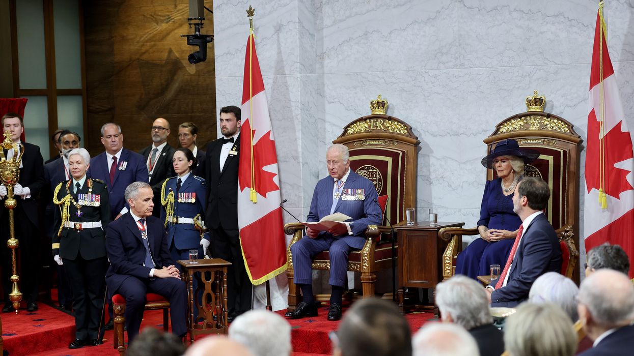 King Charles, Queen Camilla, Mark Carney