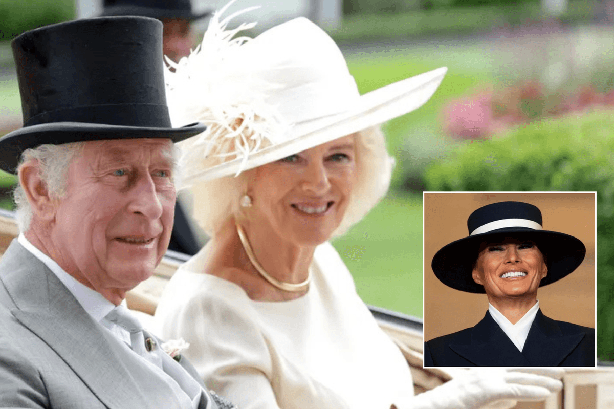 King Charles, Queen Camilla, Melania Trump