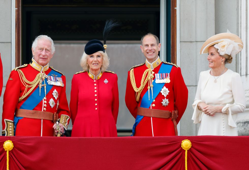 King Charles, Queen Camilla, Prince Edward and Duchess of Edinburgh