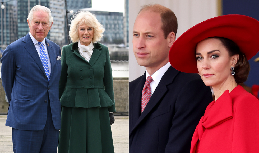 King Charles, Queen Camilla, Princess Kate and William