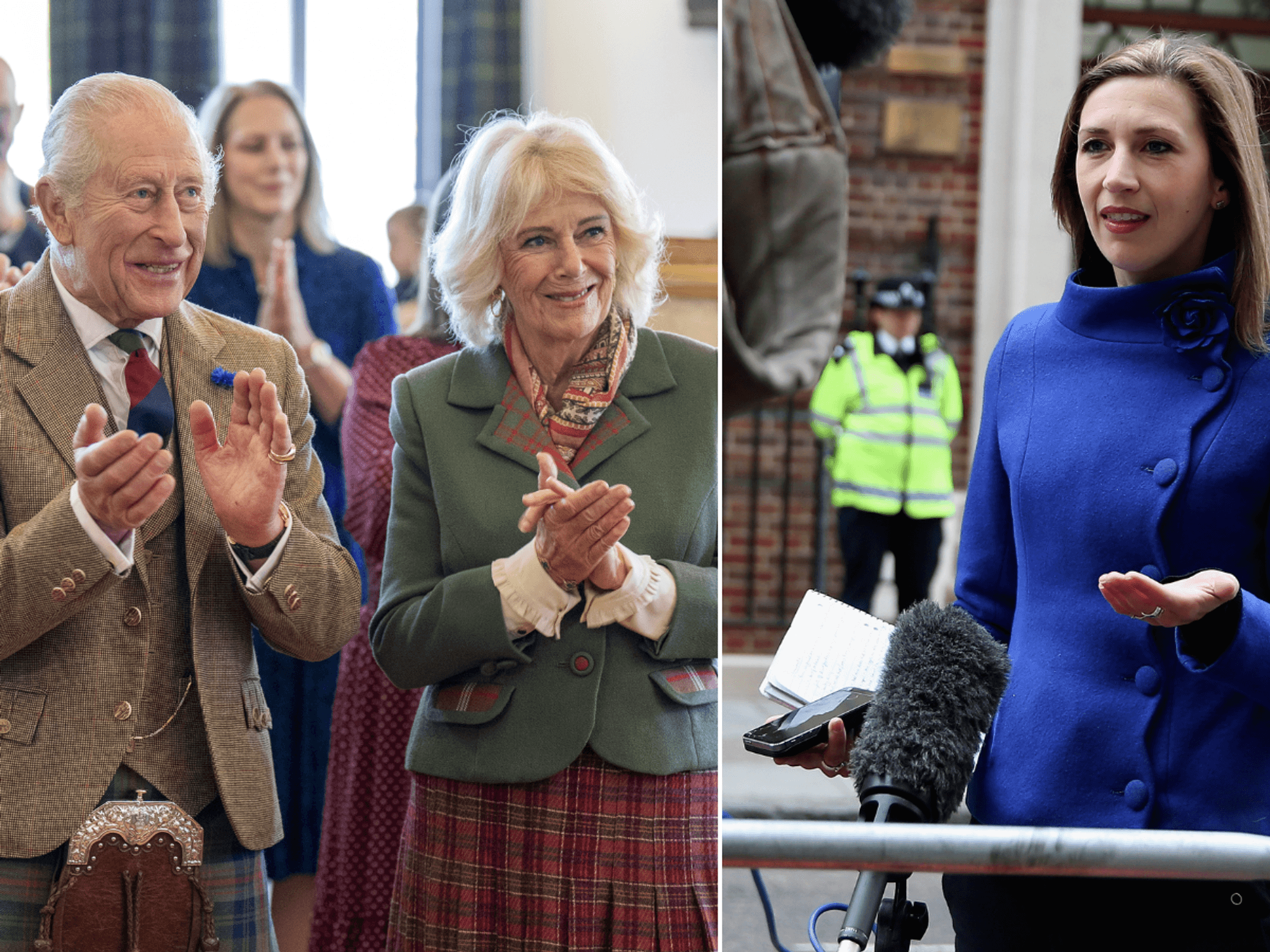 King Charles, Queen Camilla, Rhiannon Mills