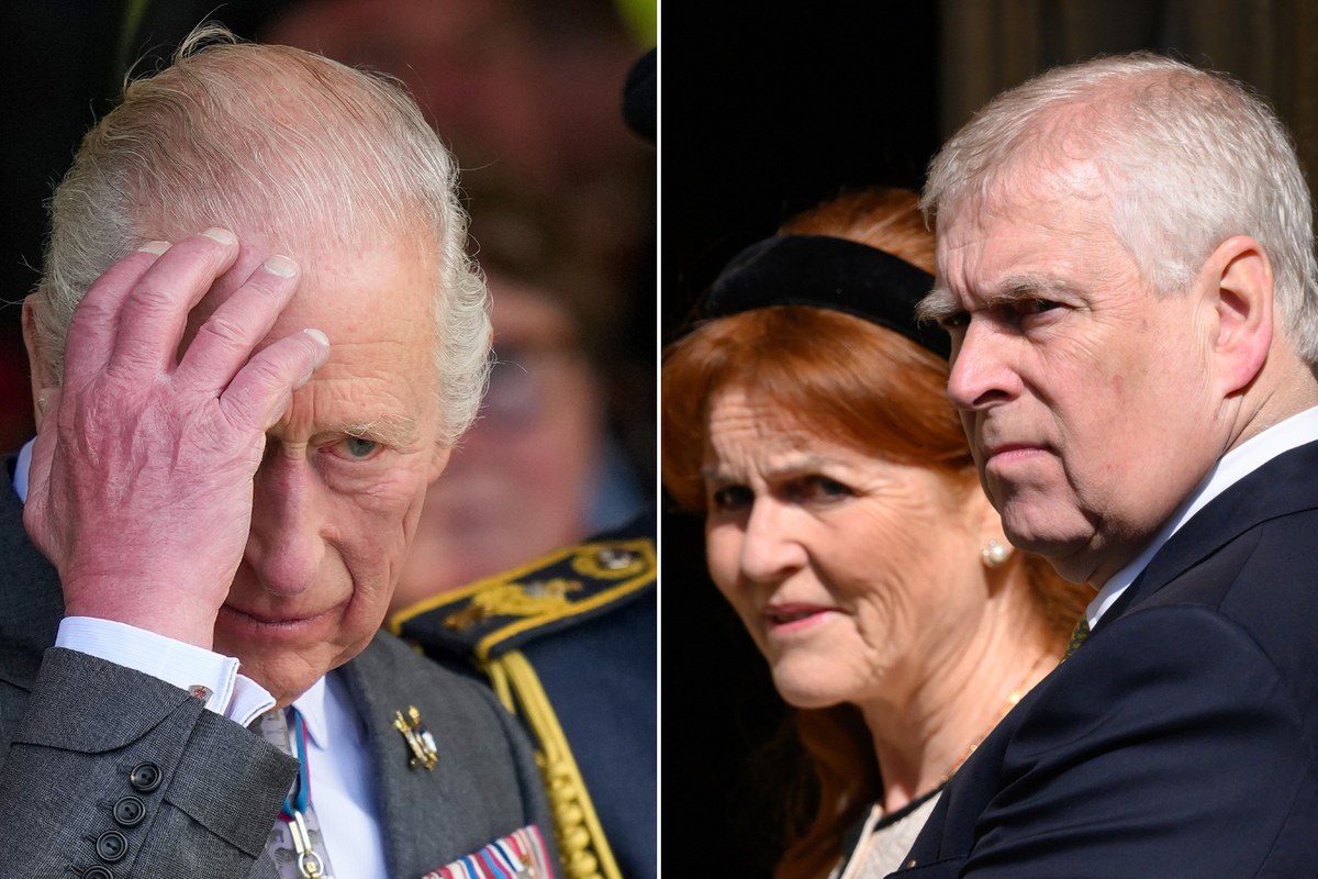 King Charles, Sarah Ferguson, Prince Andrew