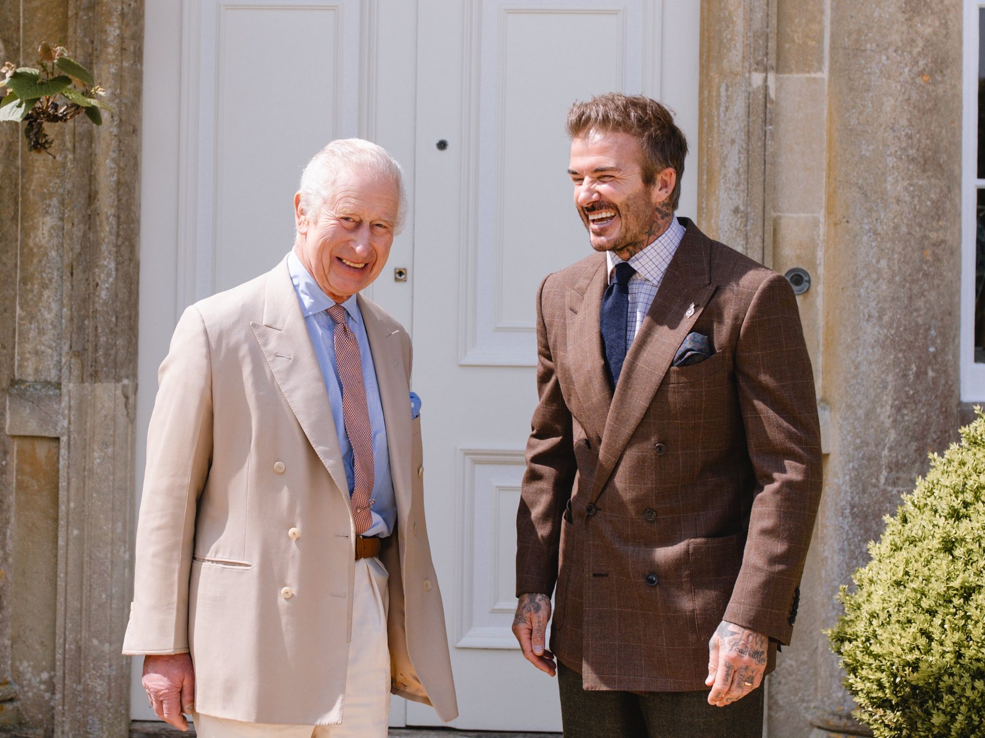 King Charles, Sir David Beckham