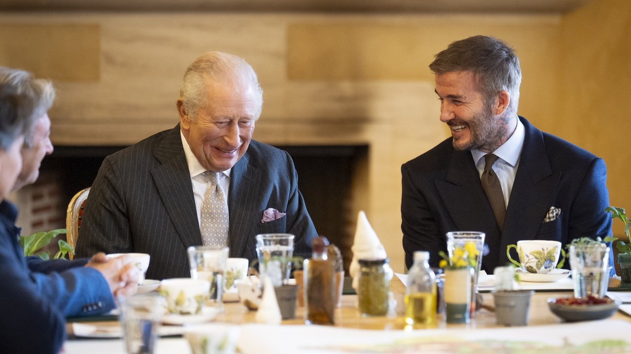 King Charles, Sir David Beckham