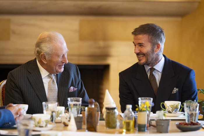 King Charles, Sir David Beckham