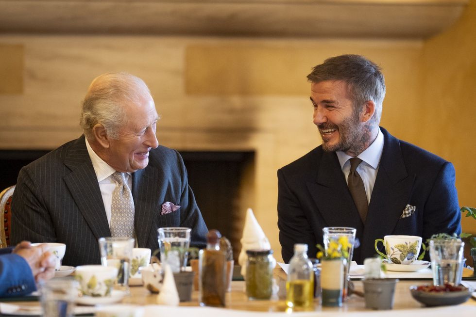 King Charles, Sir David Beckham