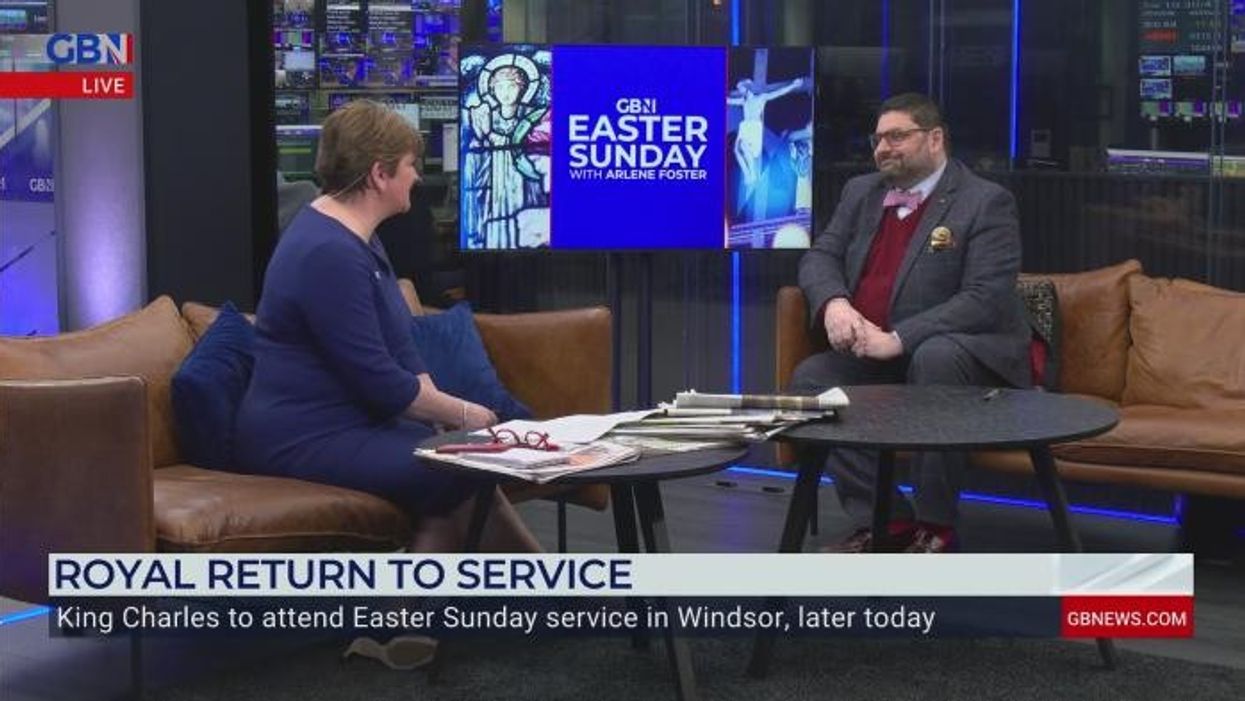 King Charles sitting separately during the Easter service 'brings back memories of the Queen'