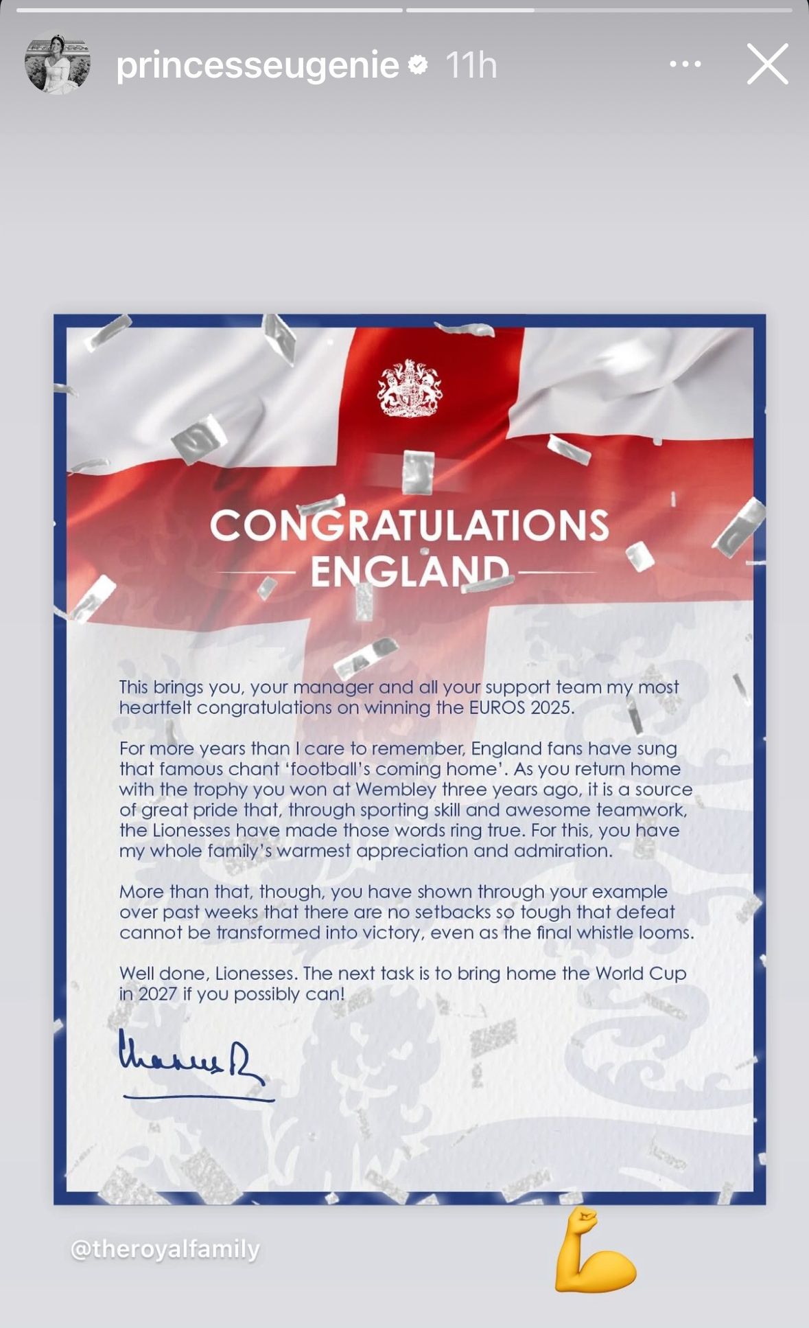 King Charles statement