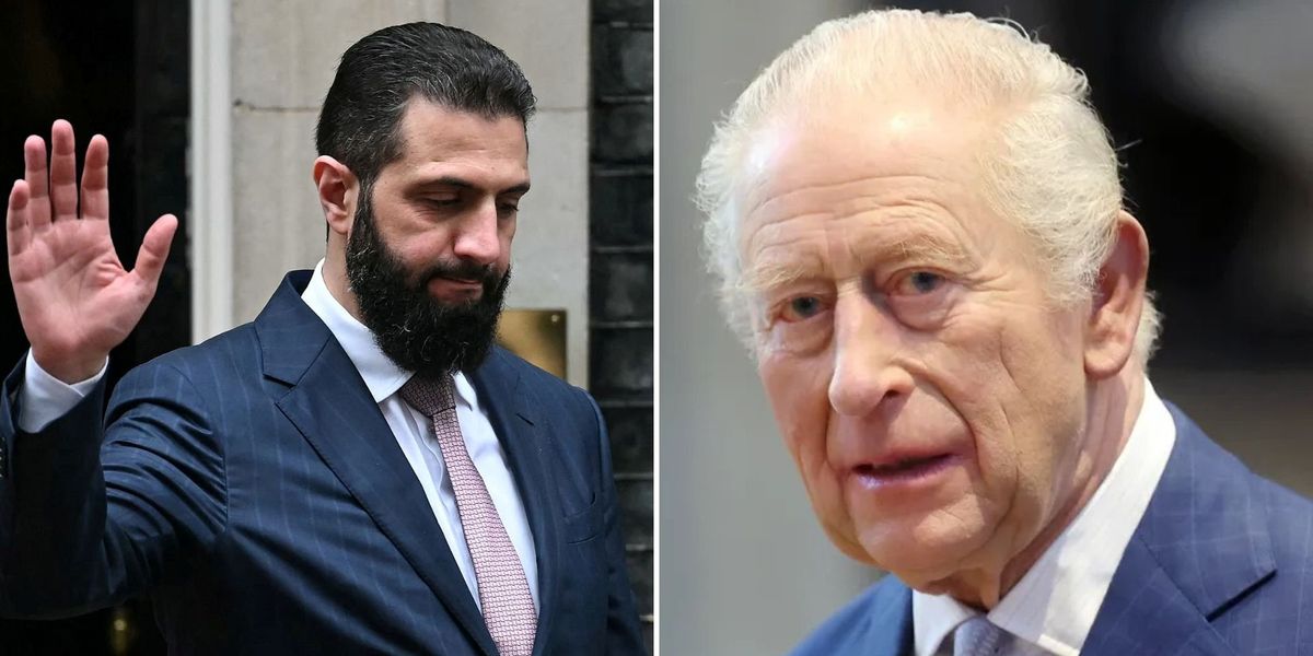 King Charles meets Syrian President al-Sharaa in London King Charles meets Syrian President al-Sharaa in London