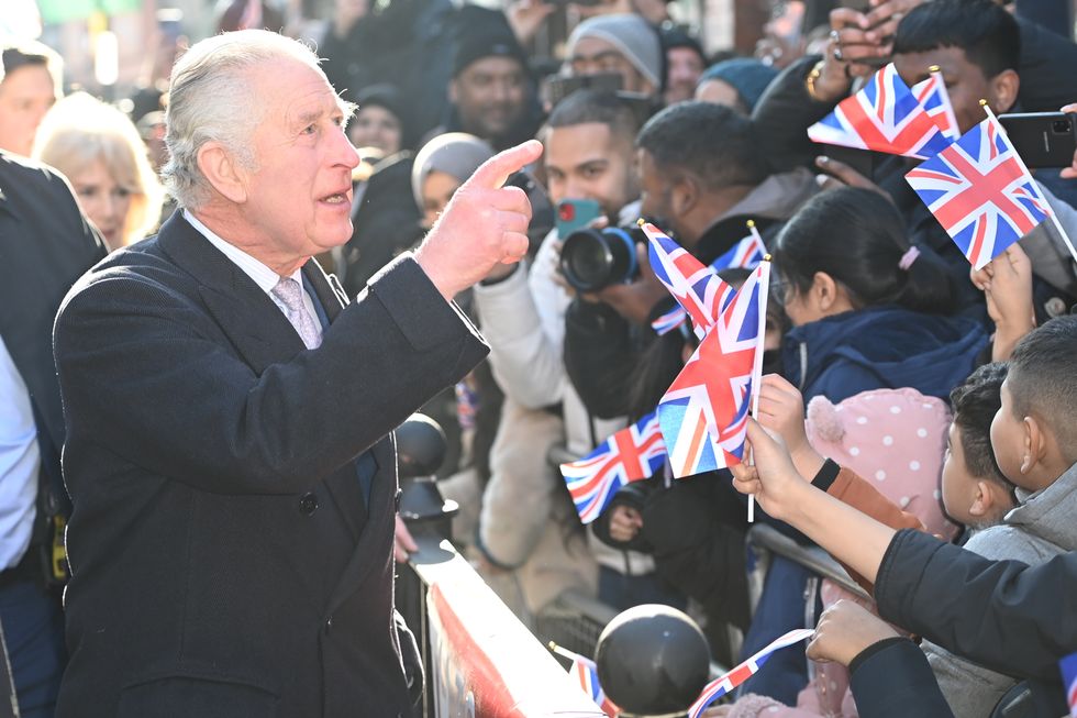 King Charles visited the University of East London on Wednesday
