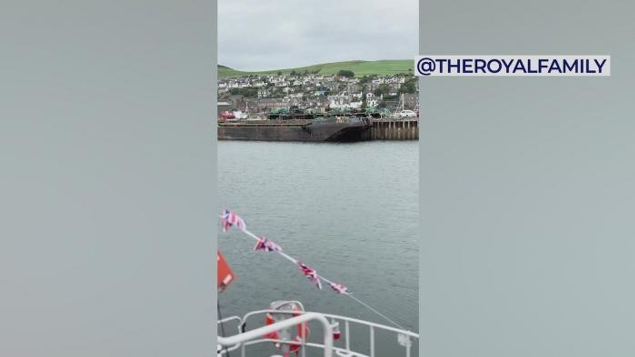 King Charles sports concealed 'black blade' while wearing traditional dress during Scotland trip