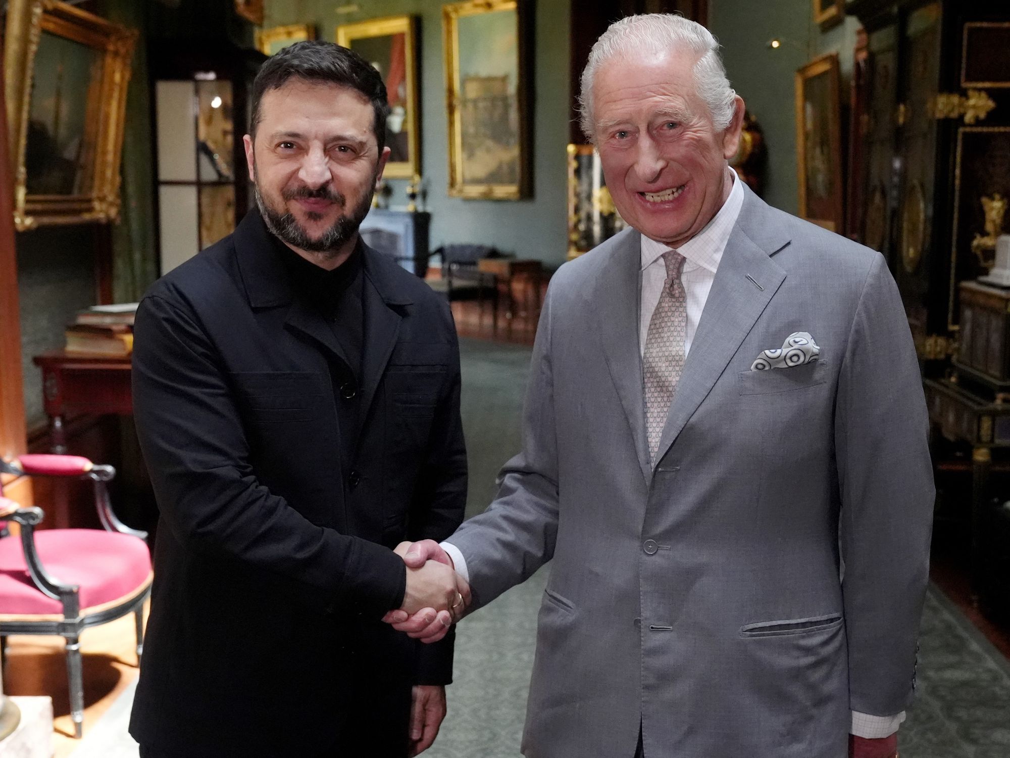 King Charles,  Volodymyr Zelensky