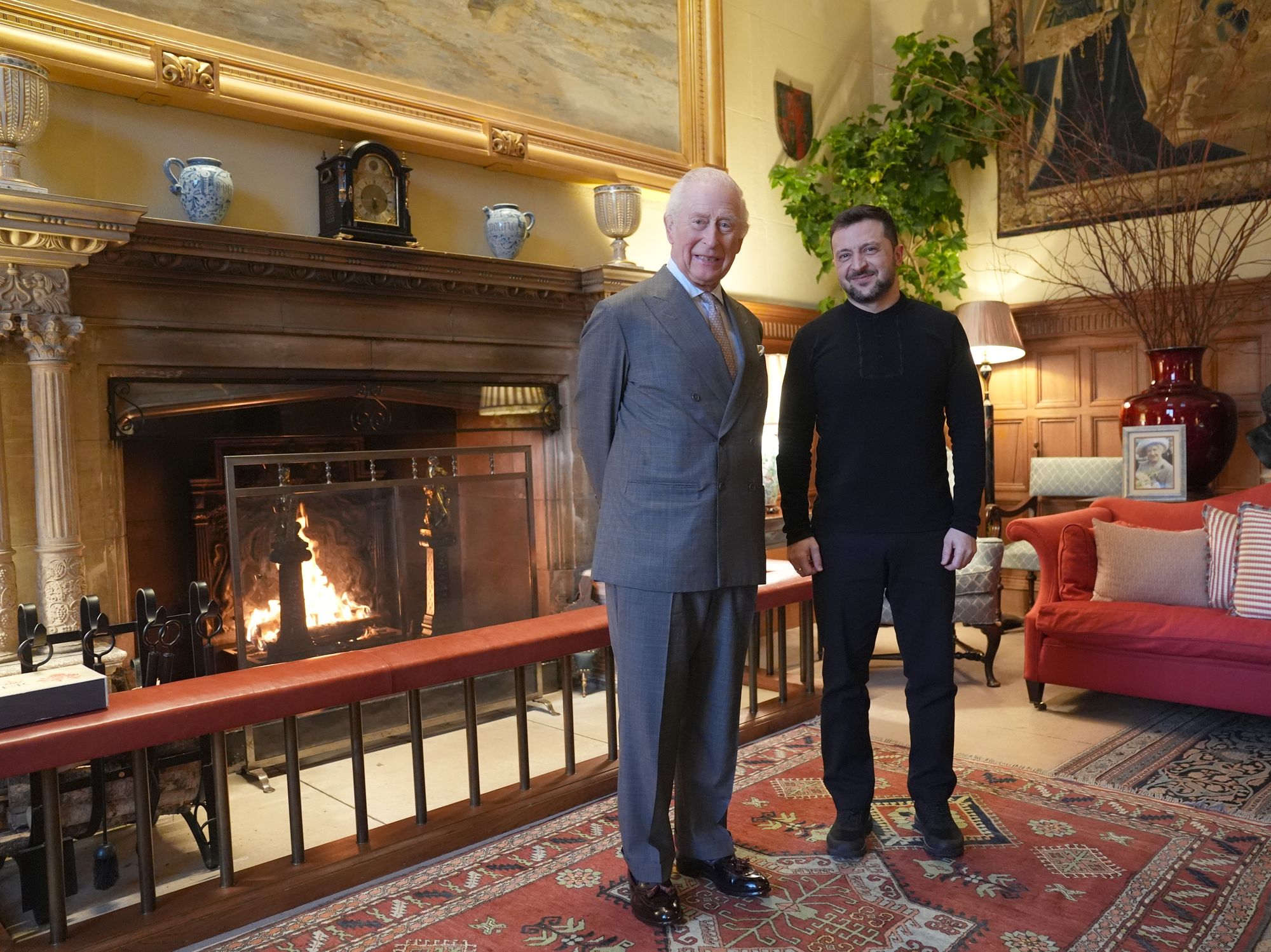 King Charles, Volodymyr Zelensky