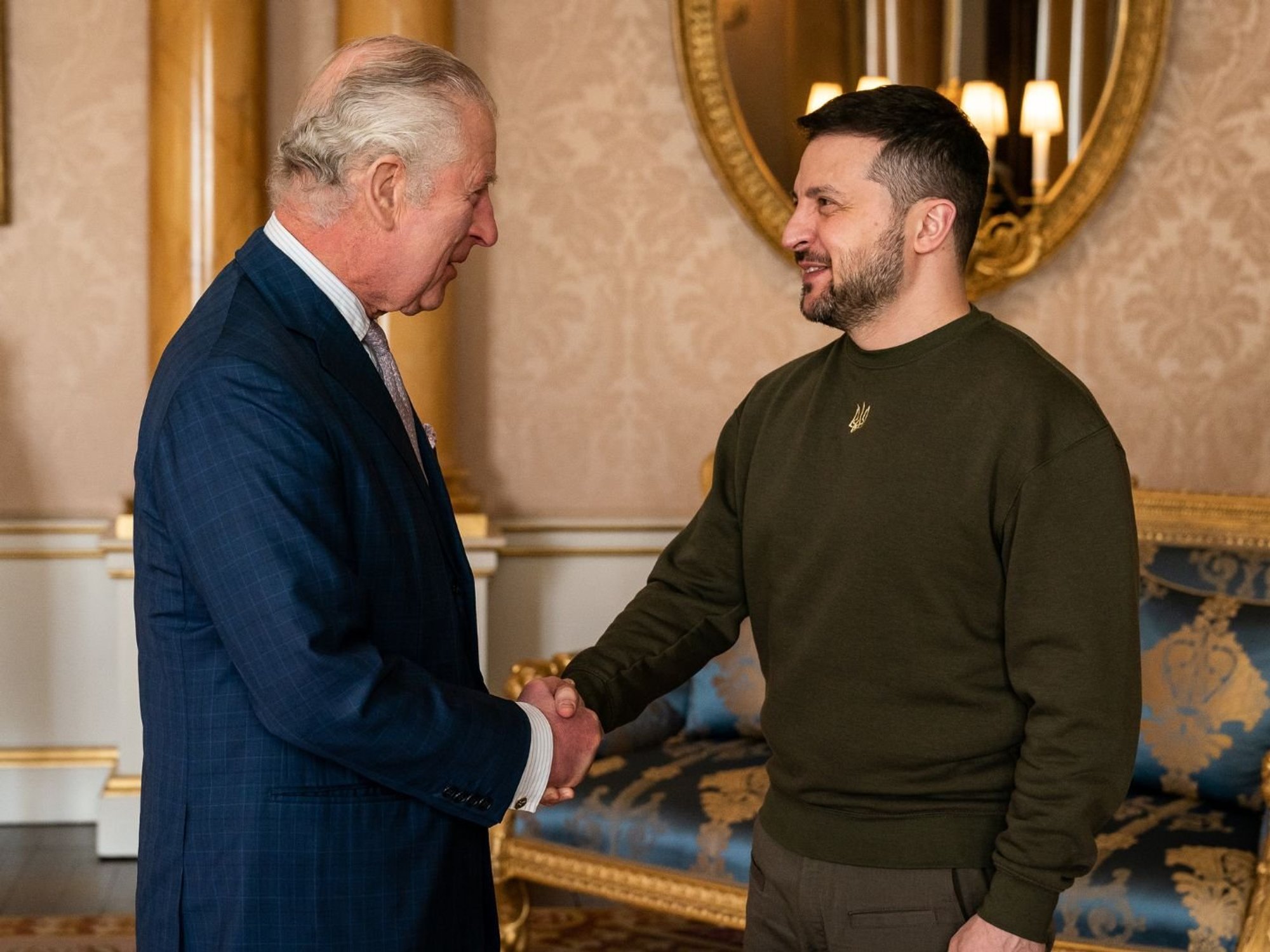 King Charles, Volodymyr Zelensky