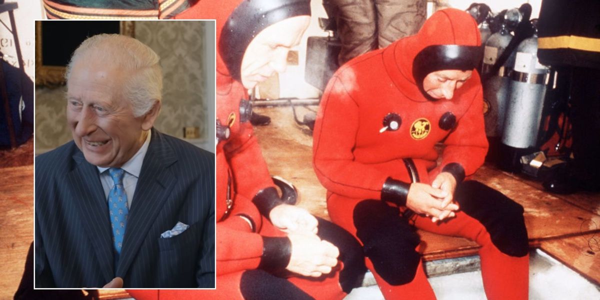 King Charles watches footage of himself during 1975 trip to Canadian Arctic King Charles watches footage of himself during 1975 trip to Canadian Arctic