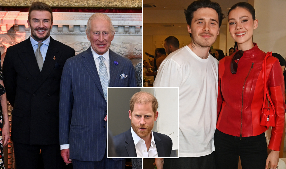 King, David Beckham, Brooklyn, Harry