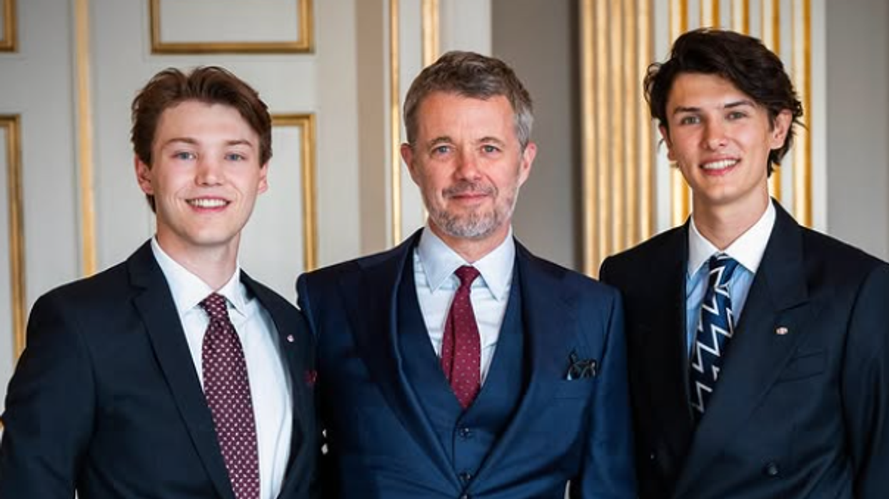 King Frederik, Count Nikolai and Count Felix
