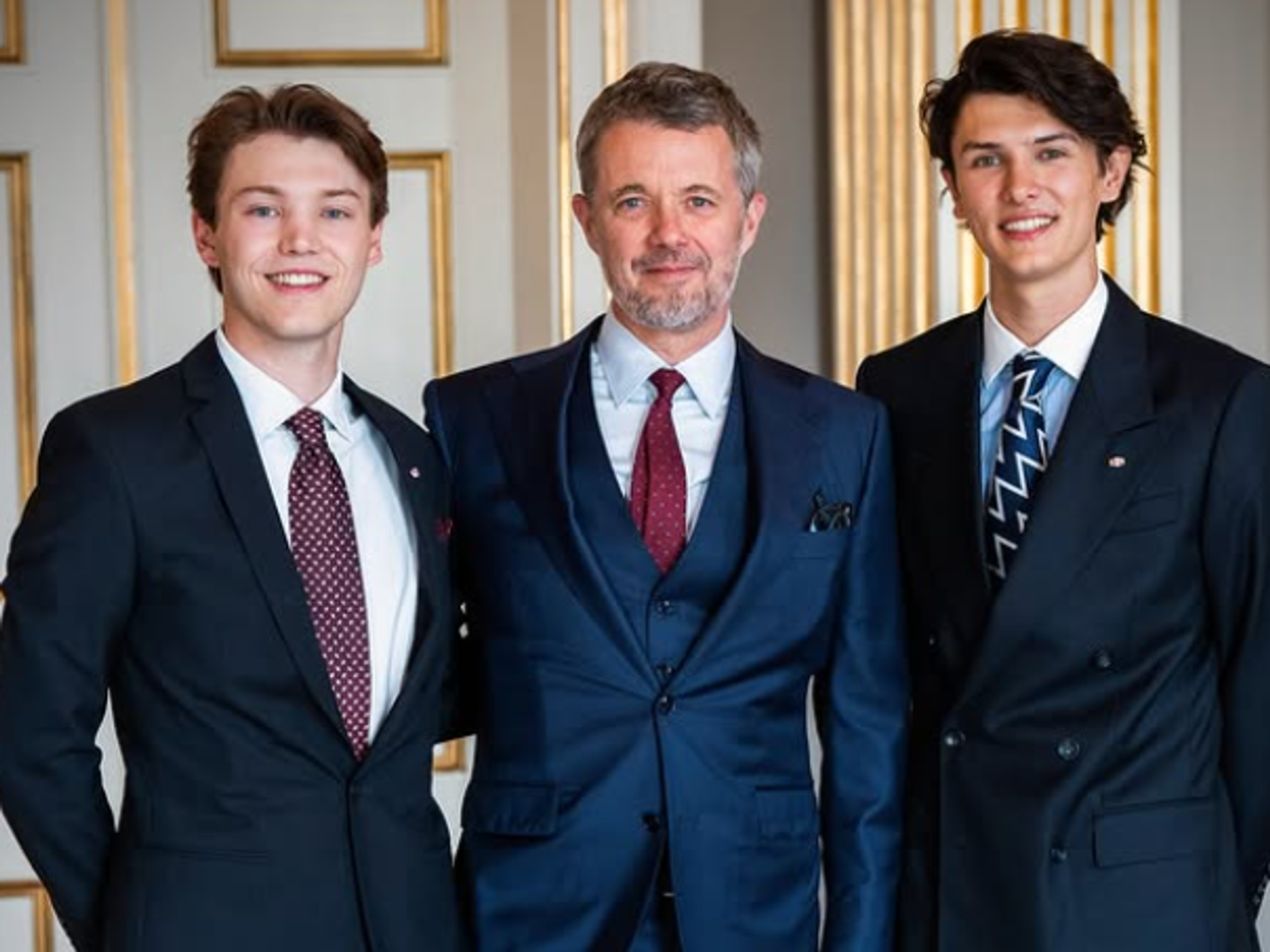 King Frederik, Count Nikolai and Count Felix