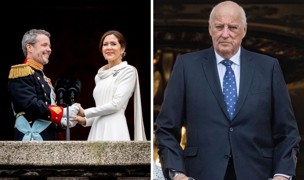 King Frederik, Queen Mary and King Harald
