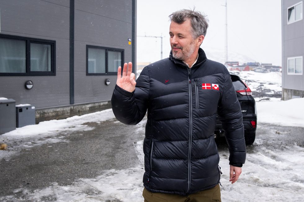 King Frederik X of Denmark visiting Greenland