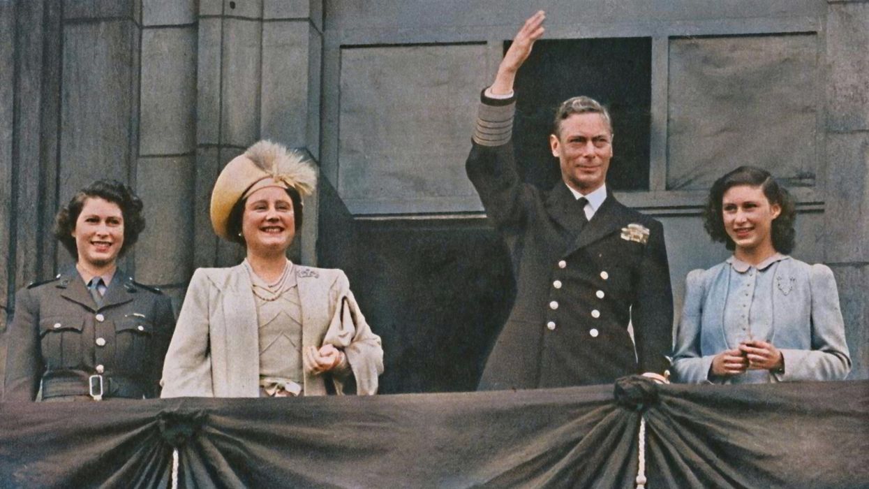 King George VII, Queen Elizabeth, then Princess Elizabeth, Princess Margaret