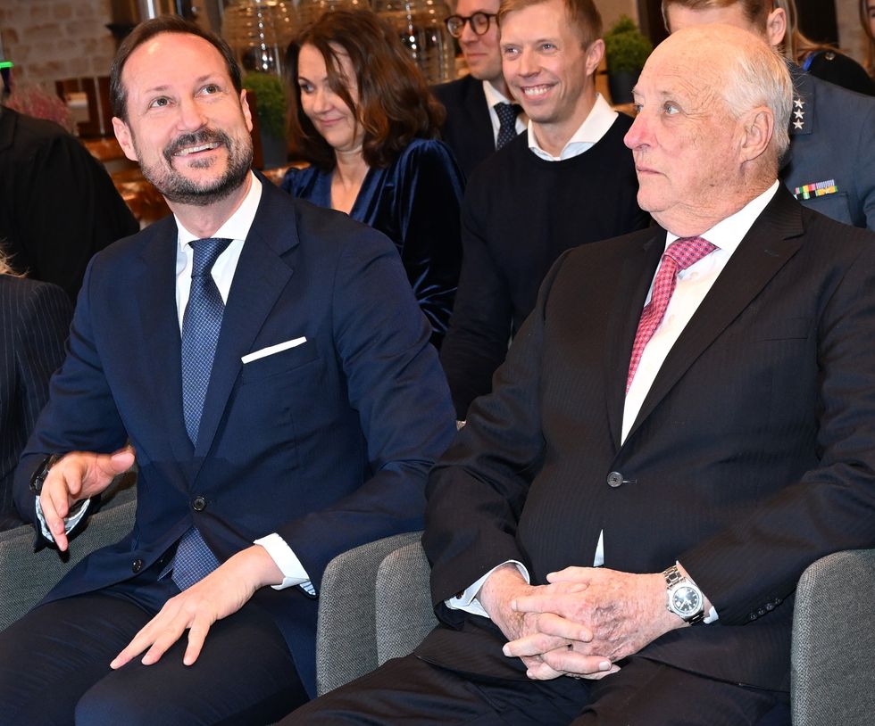 King Harald and Crown Prince Haakon