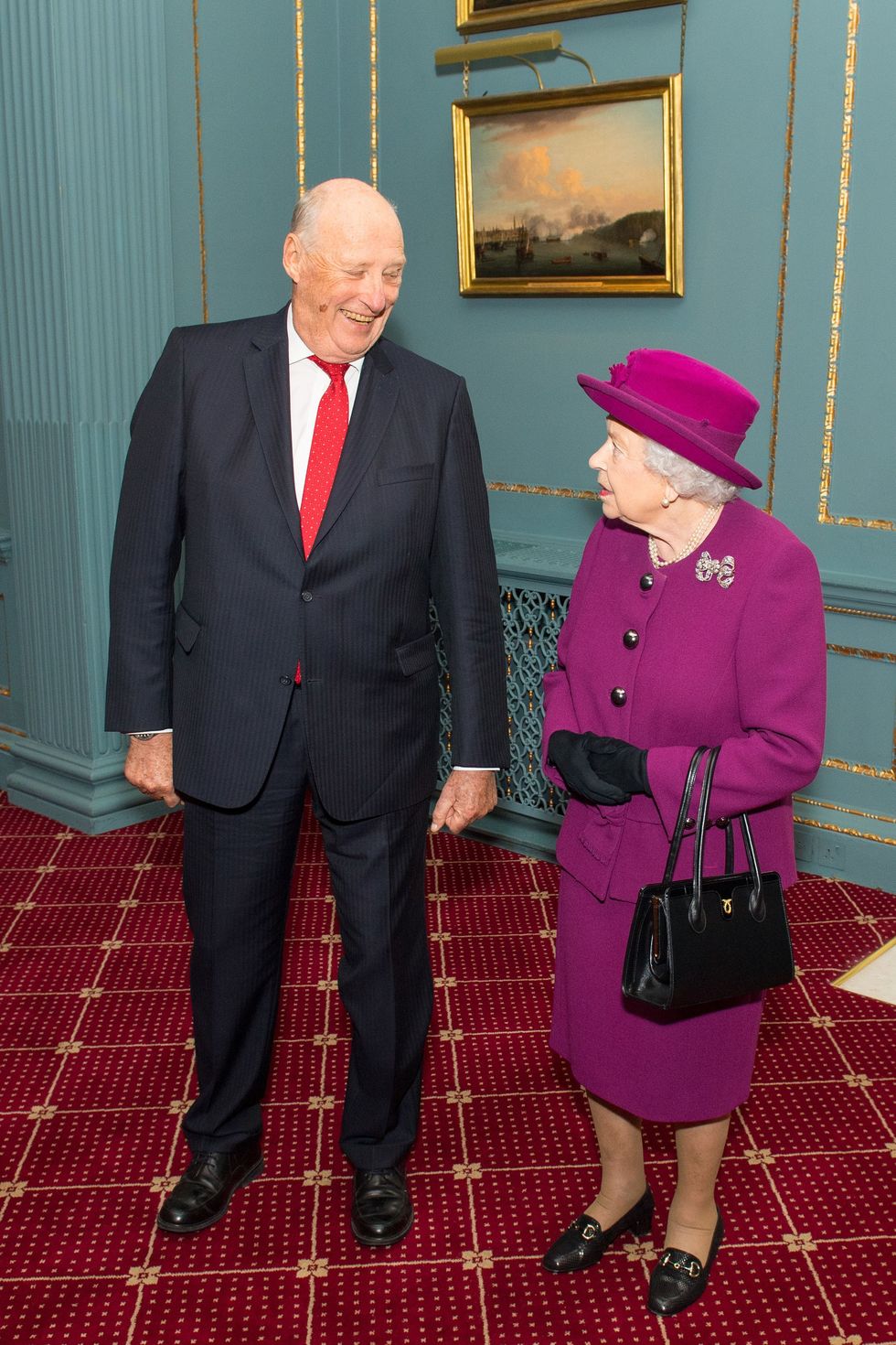 King Harald and Queen Elizabeth II