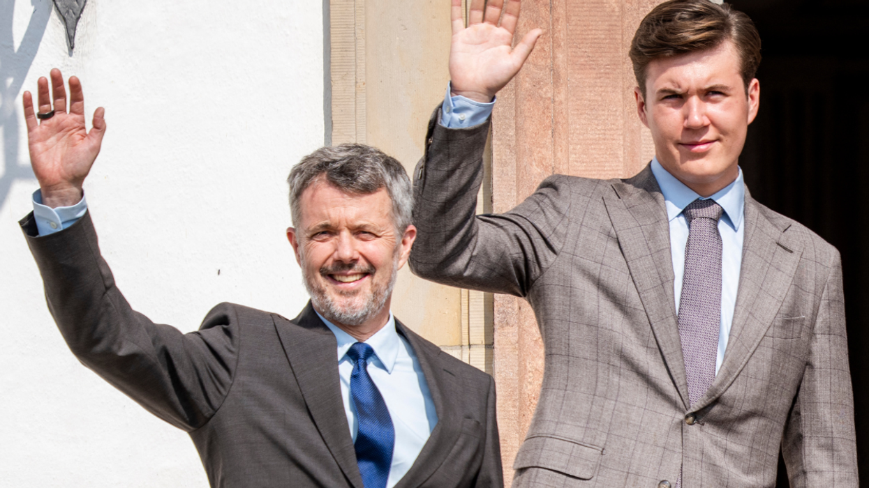 King of Denmark and Prince Christian