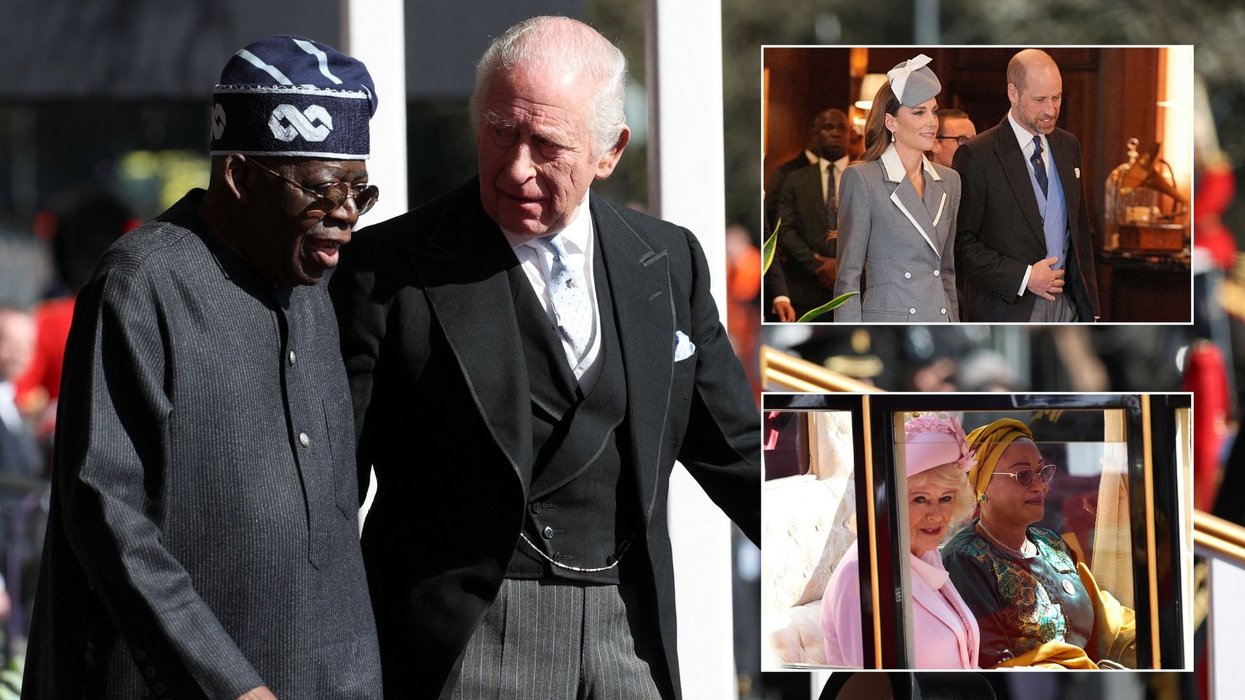 King, Queen, Catherine and William join Nigerian President and First Lady