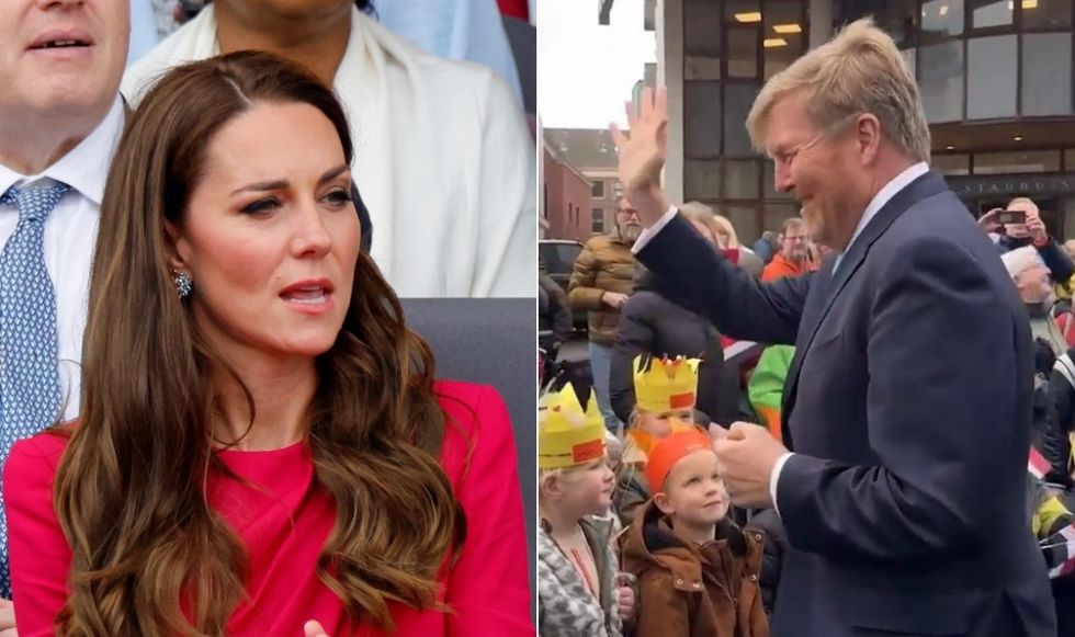 King Willem-Alexander and Princess Kate