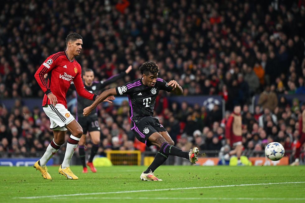 Kingsley Coman Bayern Munich Man Utd