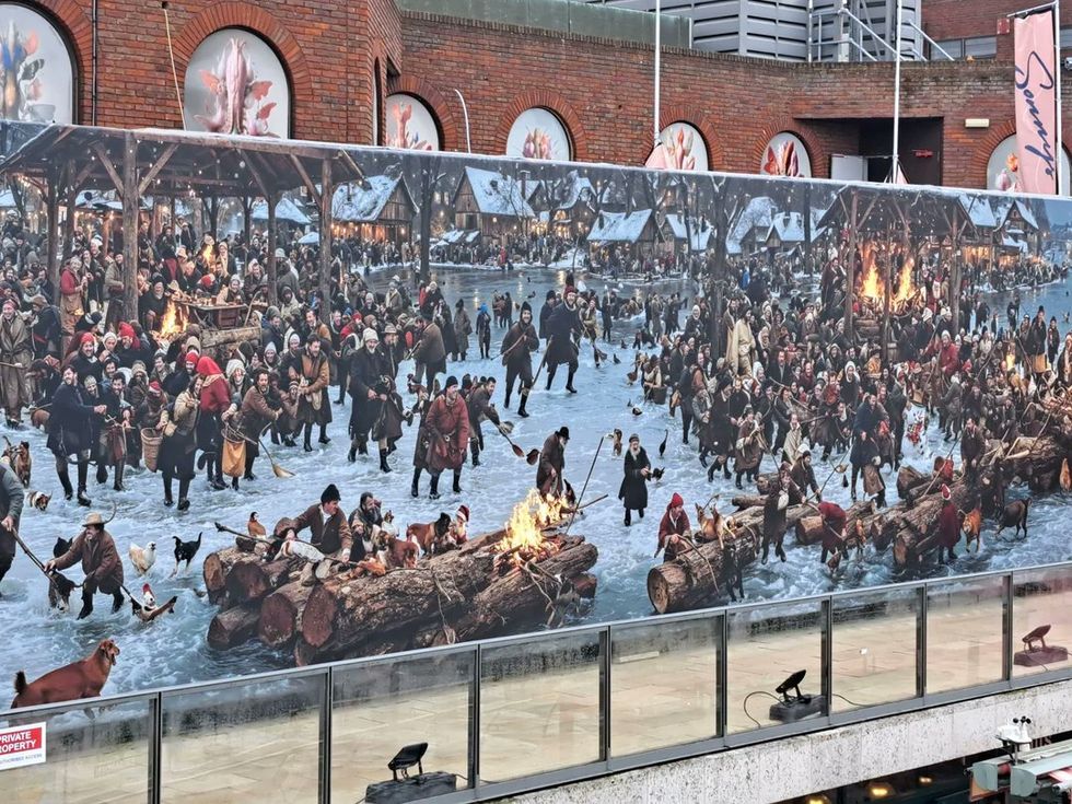 Kingston Christmas mural